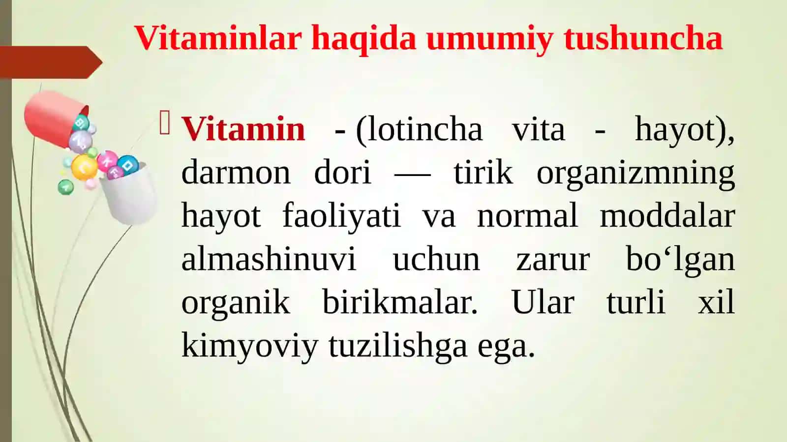 VITAMINLAR, FENOLLI VA TERPENOIDLI BIRIKMALAR 3
