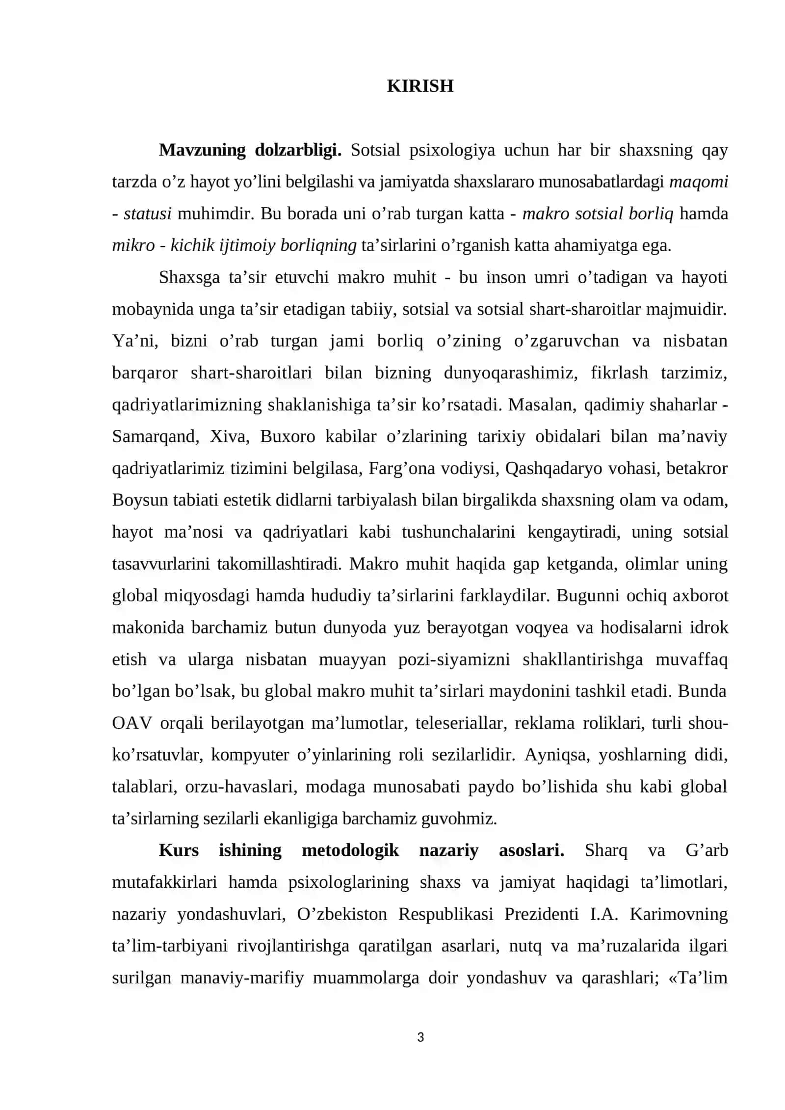 SOTSIAL TA’SIRLARNING SHAXS TOMONIDAN ANGLANISHI 3