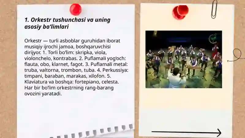 5-sinf I-bob Orkestrlar 3