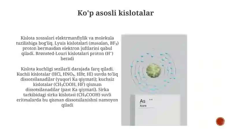 Kislotalar turli va kislotalar 3
