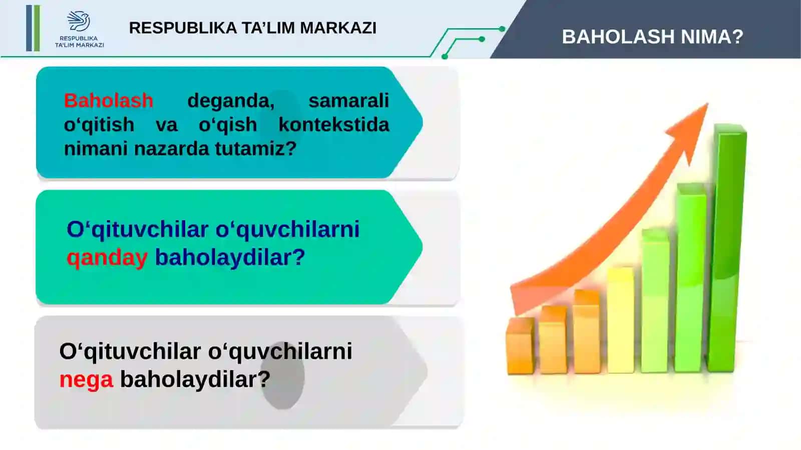 BAHOLASH MEZONLARI 3
