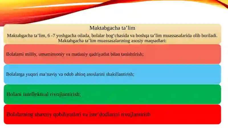 O’zbekiston Respublikasi ta’lim tizimidagi islohotlar 3