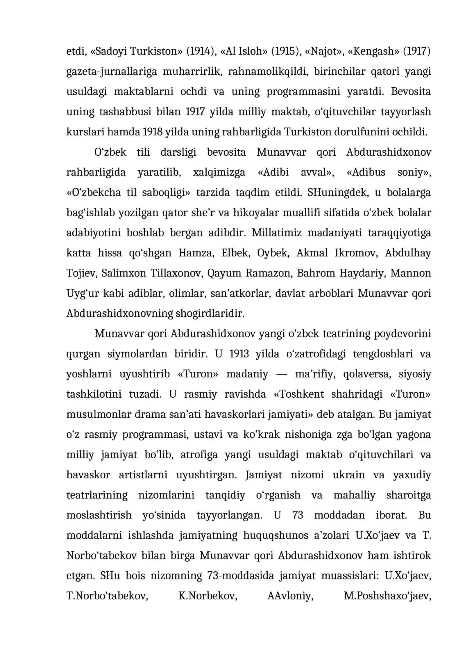 MUNAVVAR QORI ABDURASHIDXONOV HAYOTI VA PEDAGOGIK FAOLIYATI 3