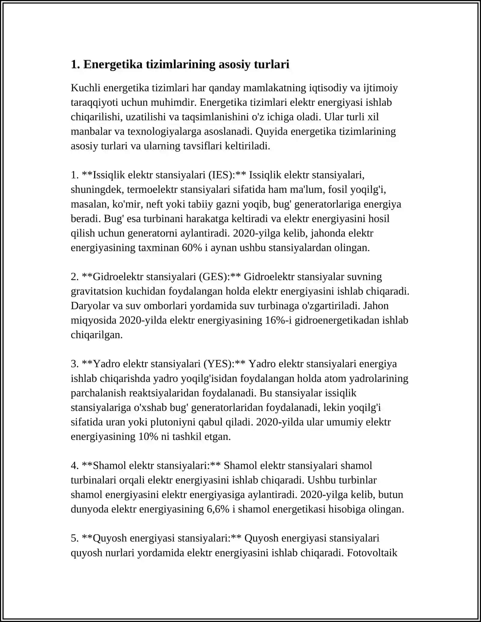 ENERGETIKA TIZIMI 3