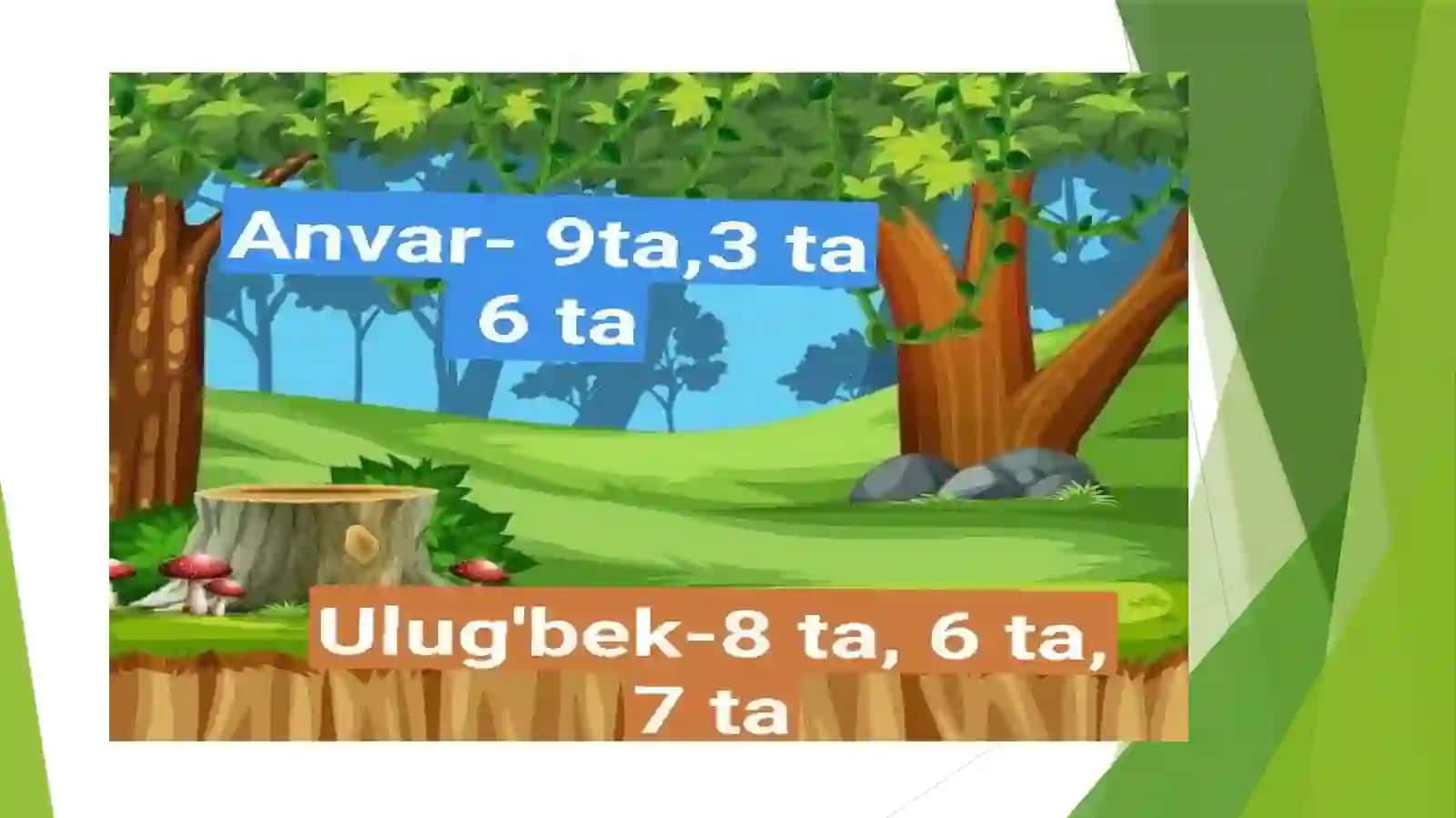ARIFMETIK QIYMATNI TOPISH 3