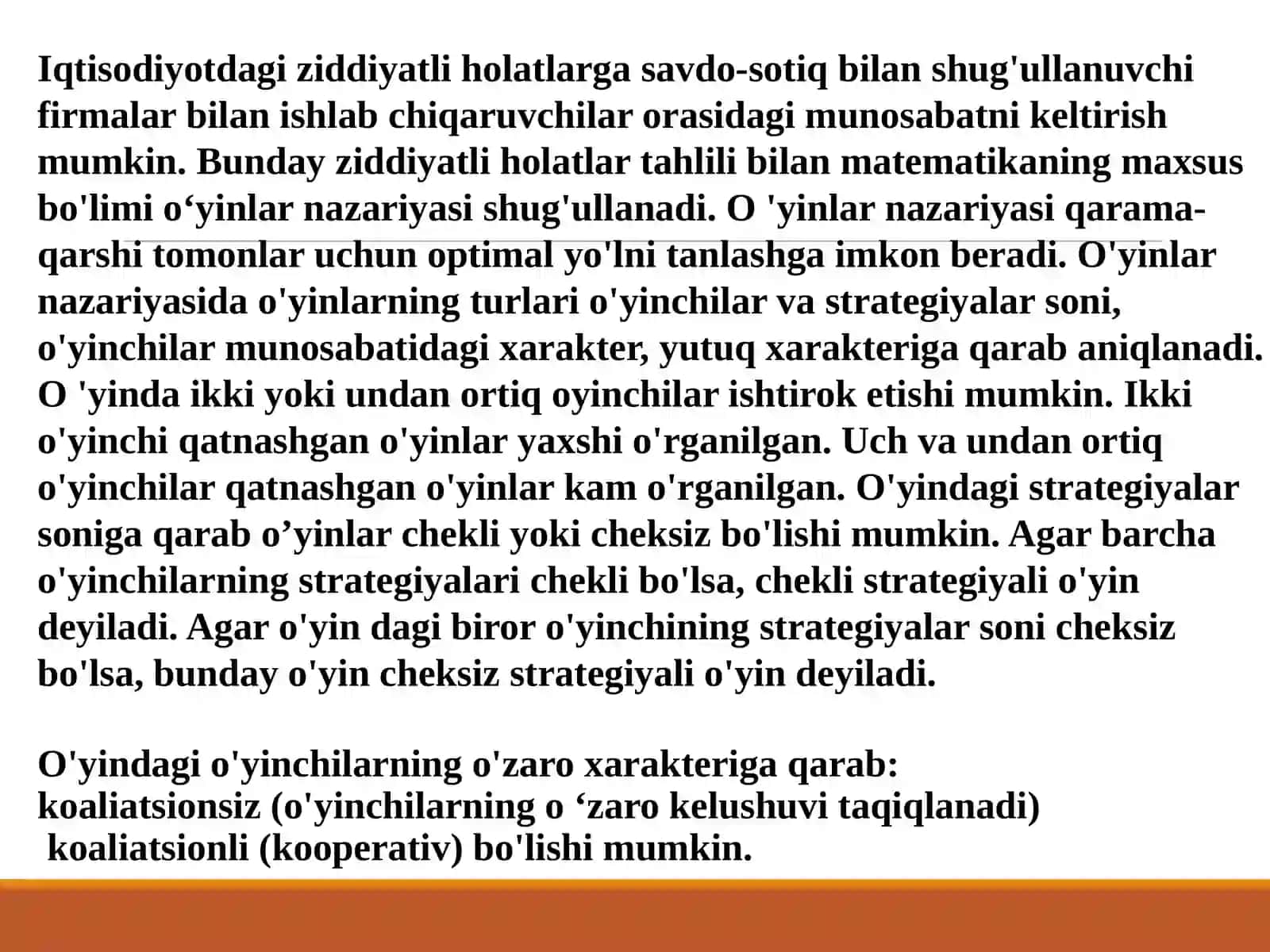 O'yinlar nazariyasi 3