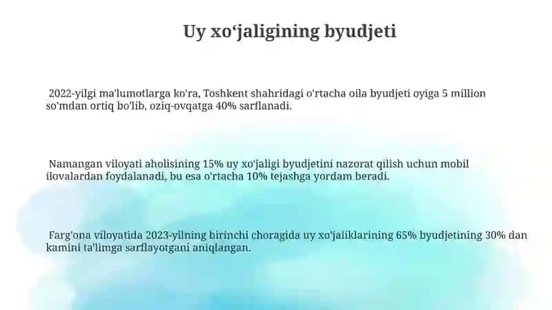 Uy xo'jaligi va uning shakllari 3