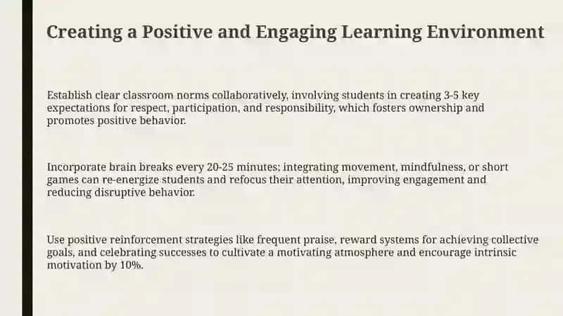 Teacher responsibilities in classroom management 3