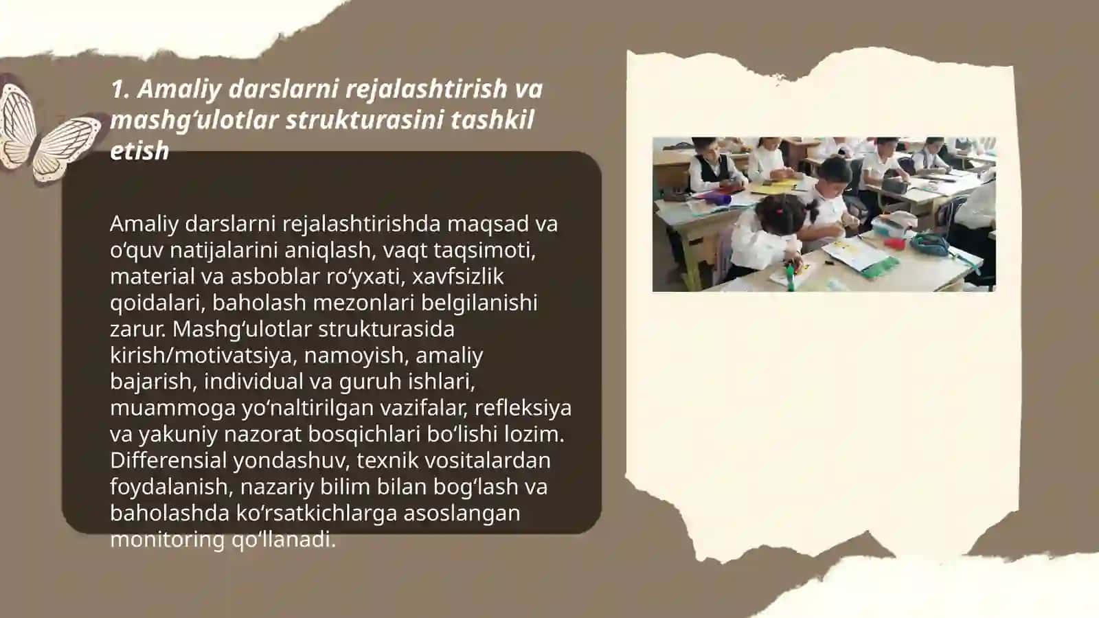 Texnologiya fani darslarida amaliy darslarni tashkil qilish va o‘tkazish metodikasi 3