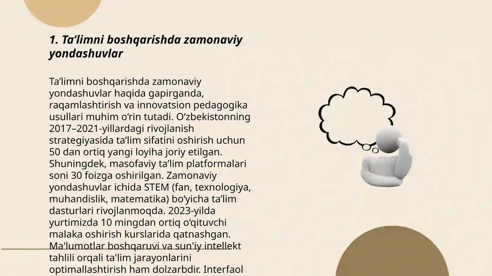 TA’LIMNI BOSHQARISHNING UMIMIYTAMOIYLLARI VA MEXANIZMLARI 3