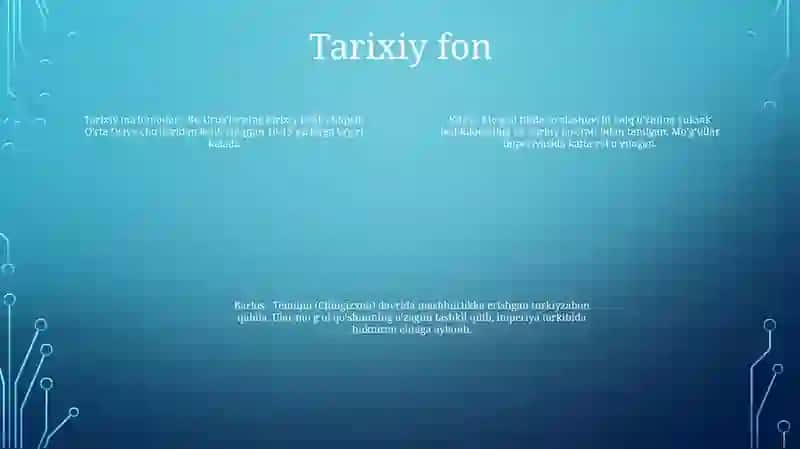Kitay, Barlos, Turk, Qipchoq, Nayman Urug'Lari Haqida 3