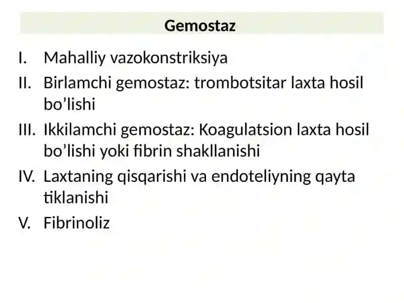 Gemostaz 3