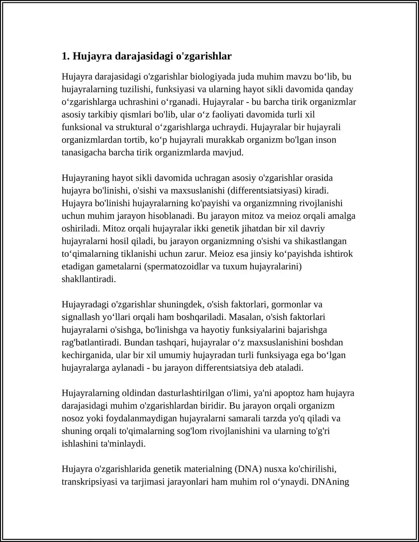 ORGANIZMNING KEKSAYISH DAVRIGA XOS OʼZGARISHLAR 3
