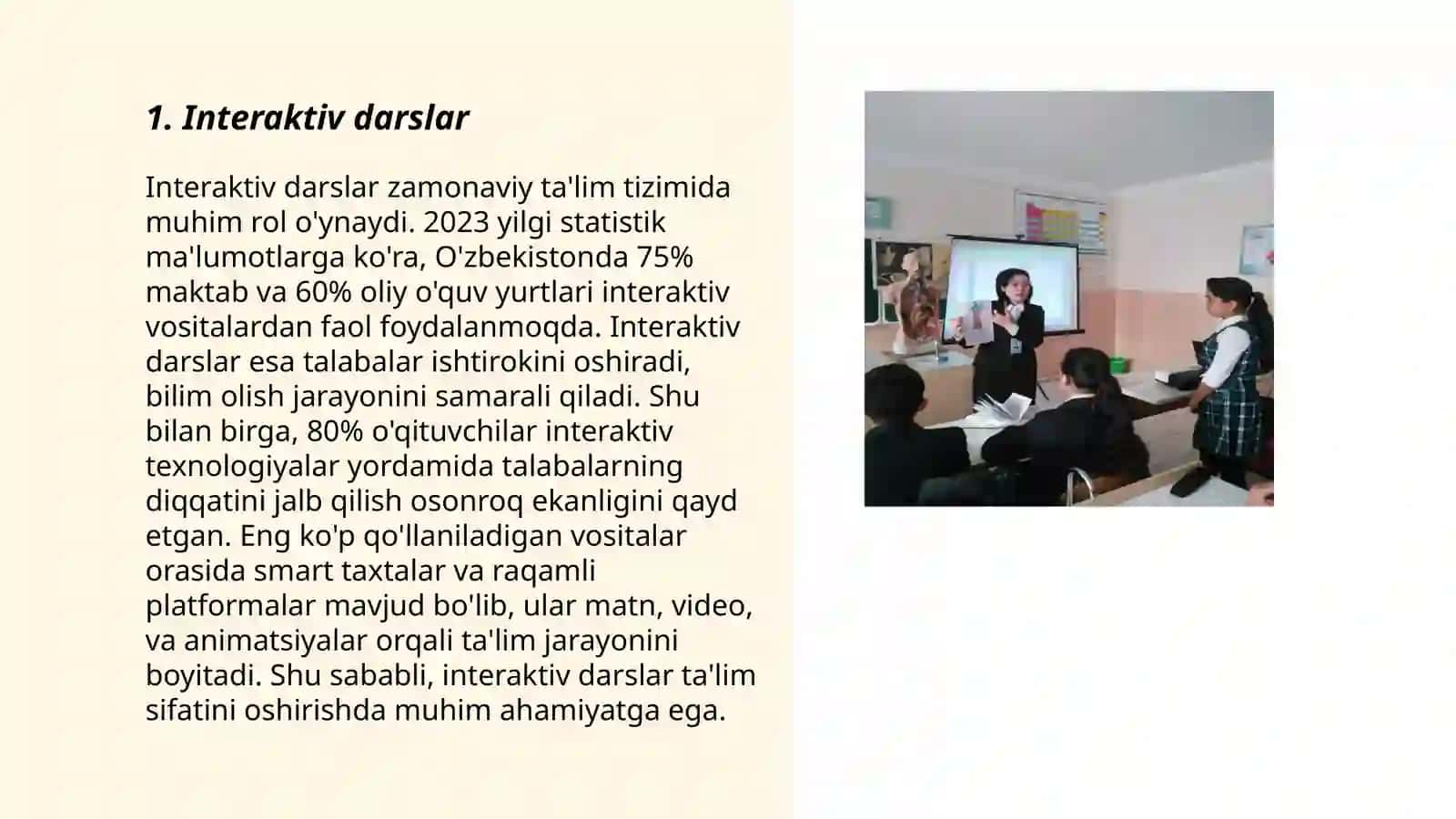 Interaktiv darslar 3