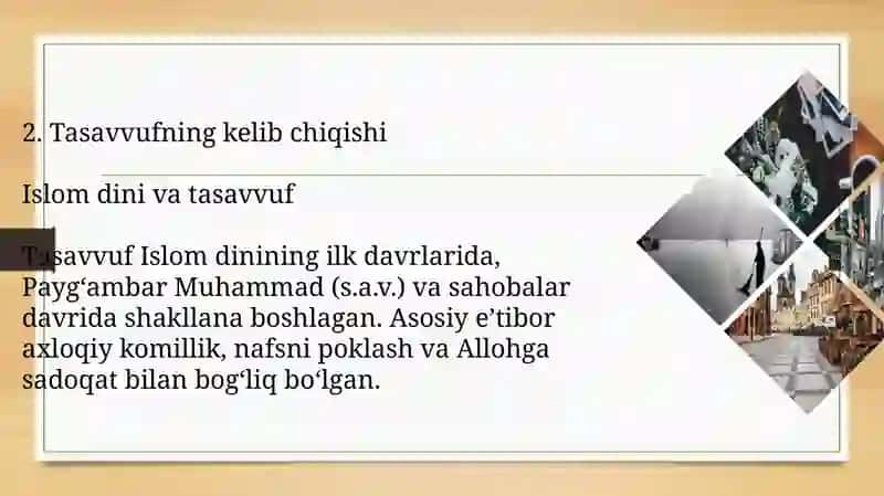 Tasavvuf Tushunchasi va uning Mohiyati 3