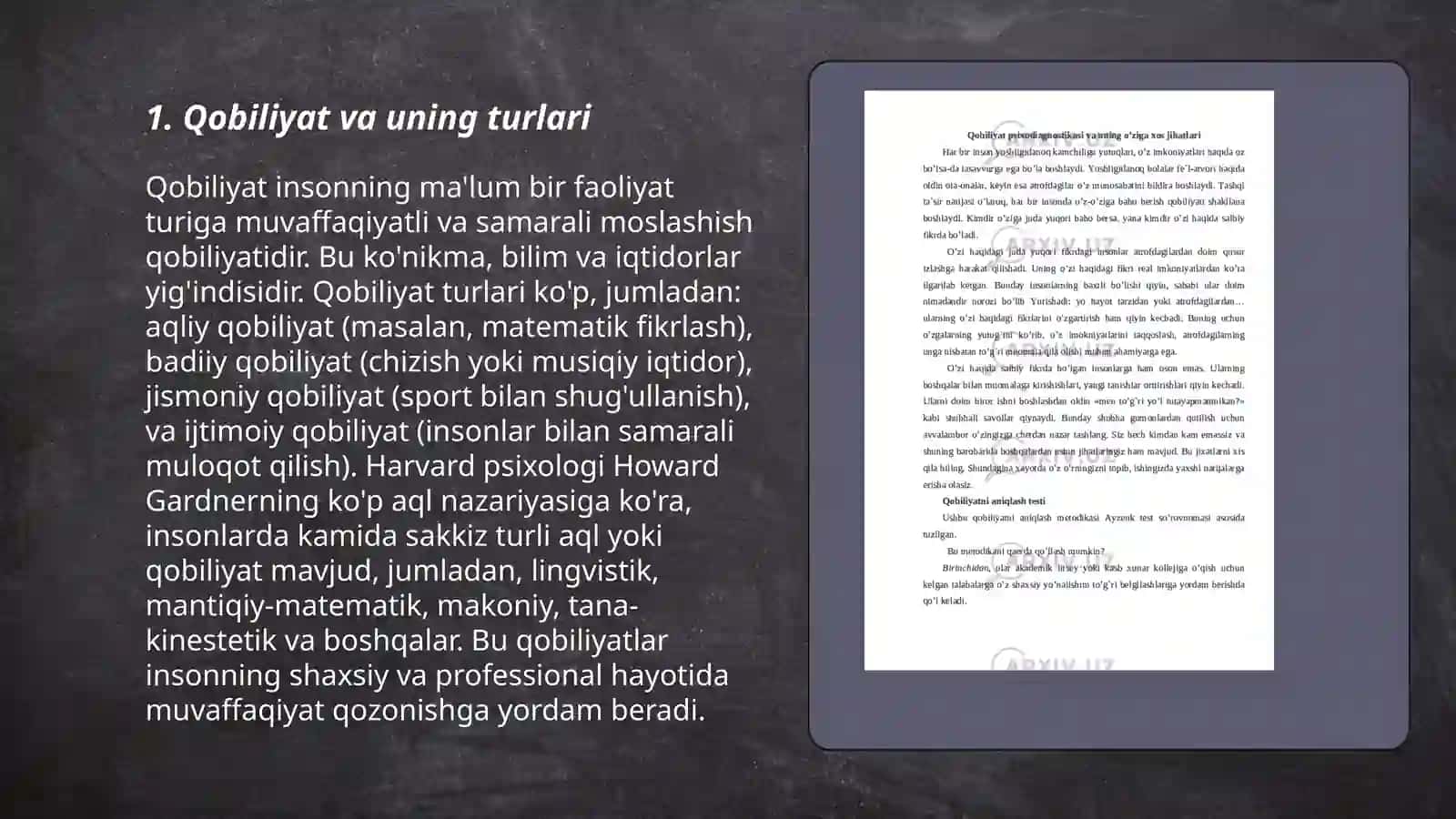 Qobiliyat va iqtidor 3
