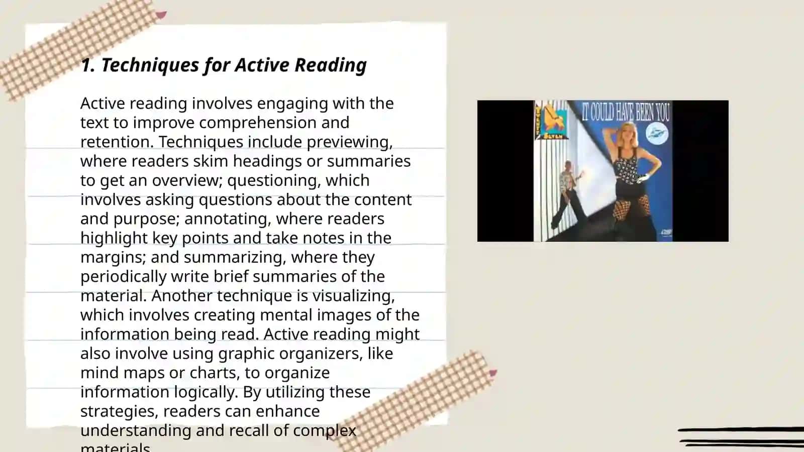 Remembering What You Read 3