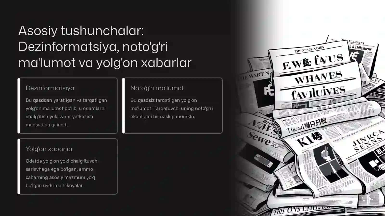 Factcheking instrumentlar to'plami: Haqiqatni aniqlash yo'llari 3