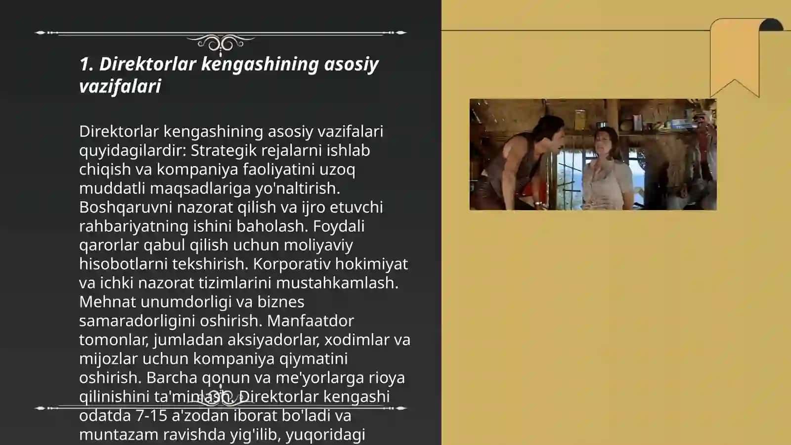 Direktorlar kengashini tashkil etilishi 3