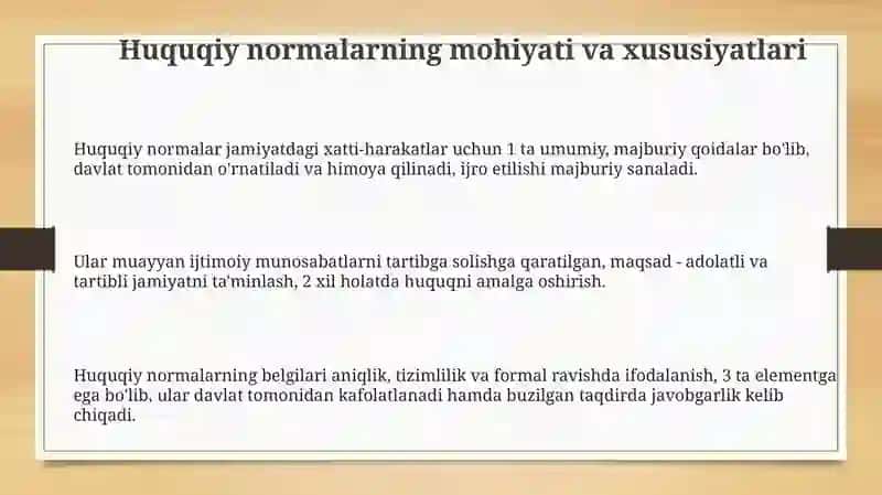 Huquqnormalari 3