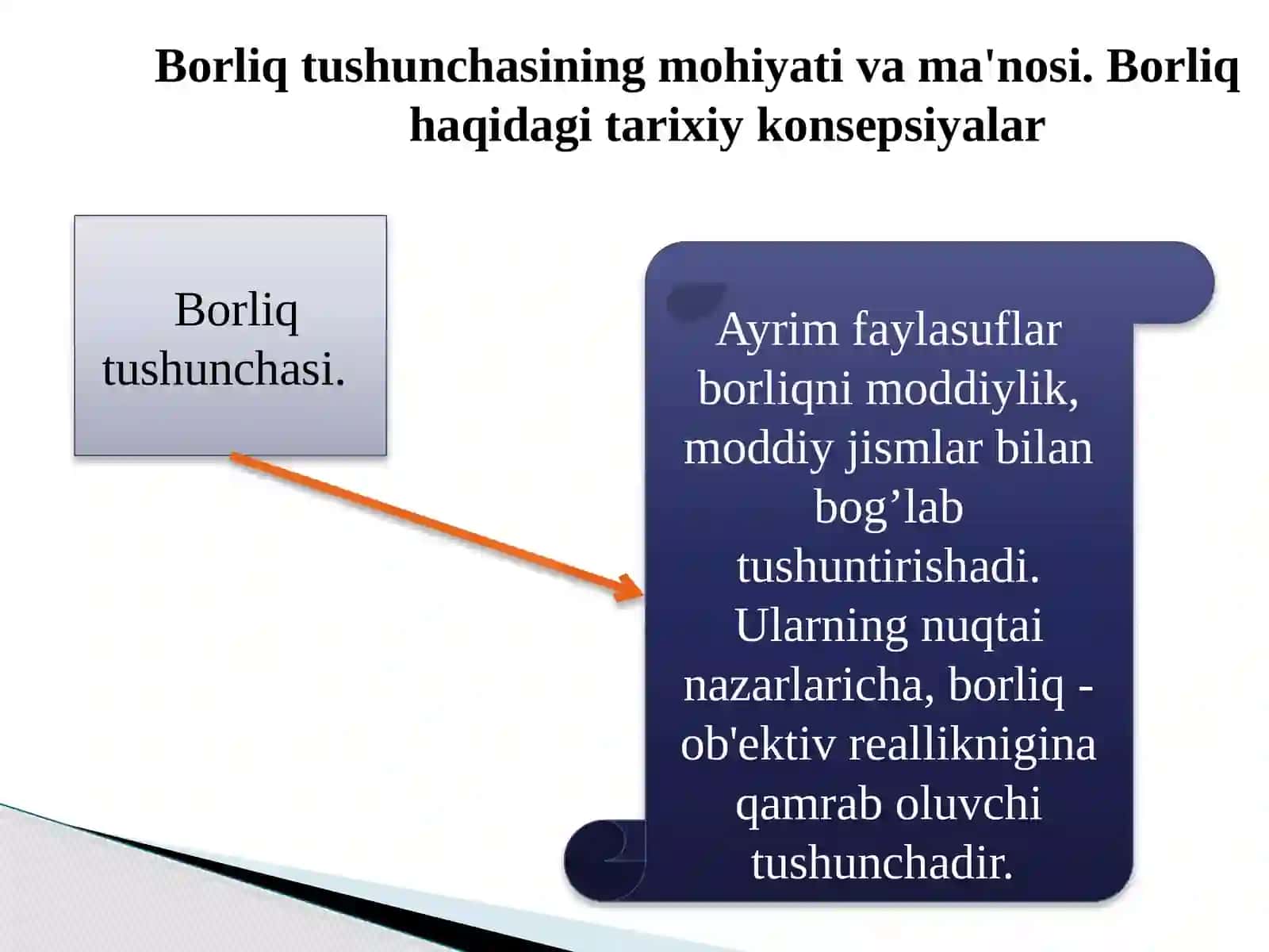 BORLIQFALSAFASI (ONTOLOGIYA) 3
