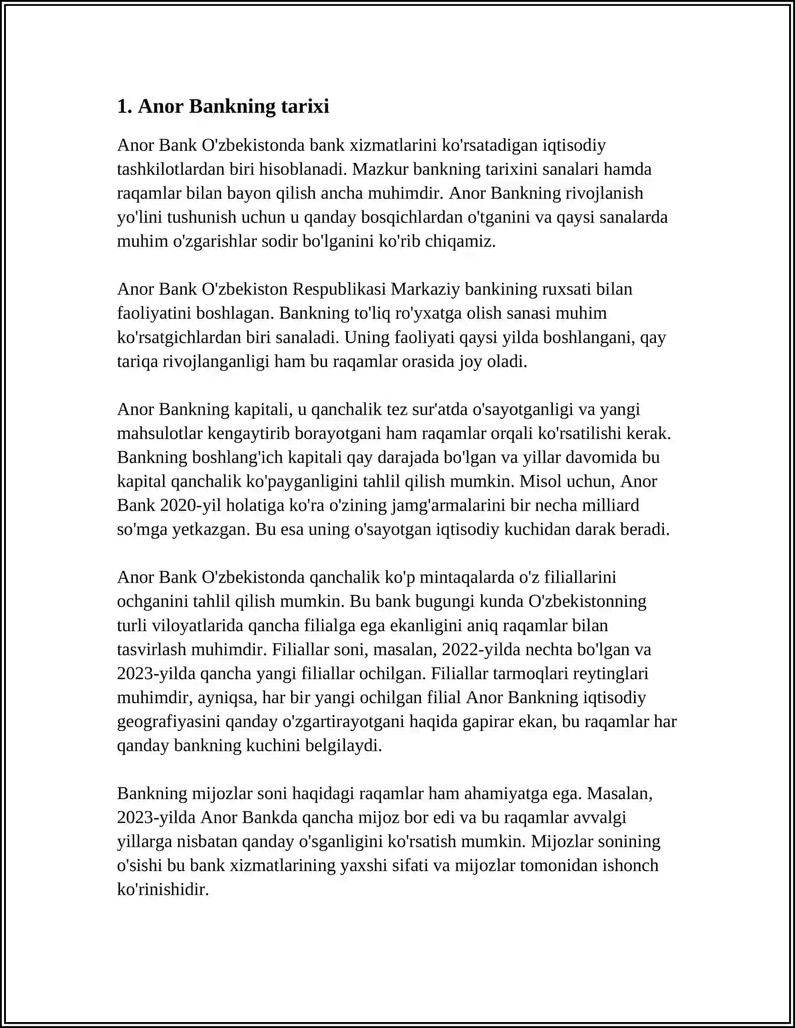 ANOR BANK 3