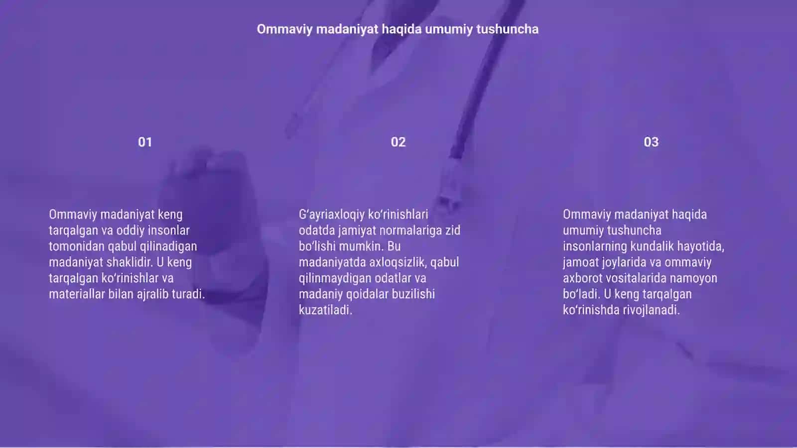 Ommaviy madaniyat 3