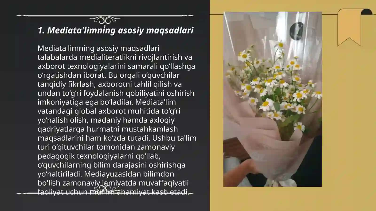 Bugungi kunda mediata'limning dolzarbligi 3