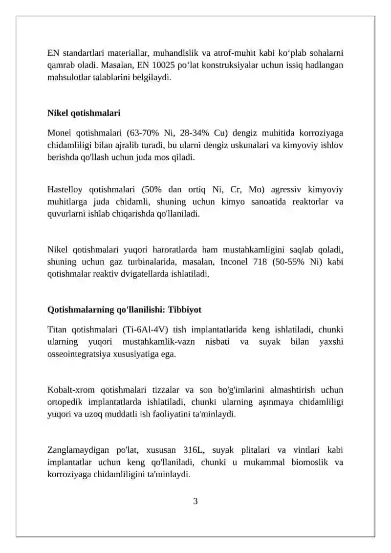Alyuminiy qotishmalari 3