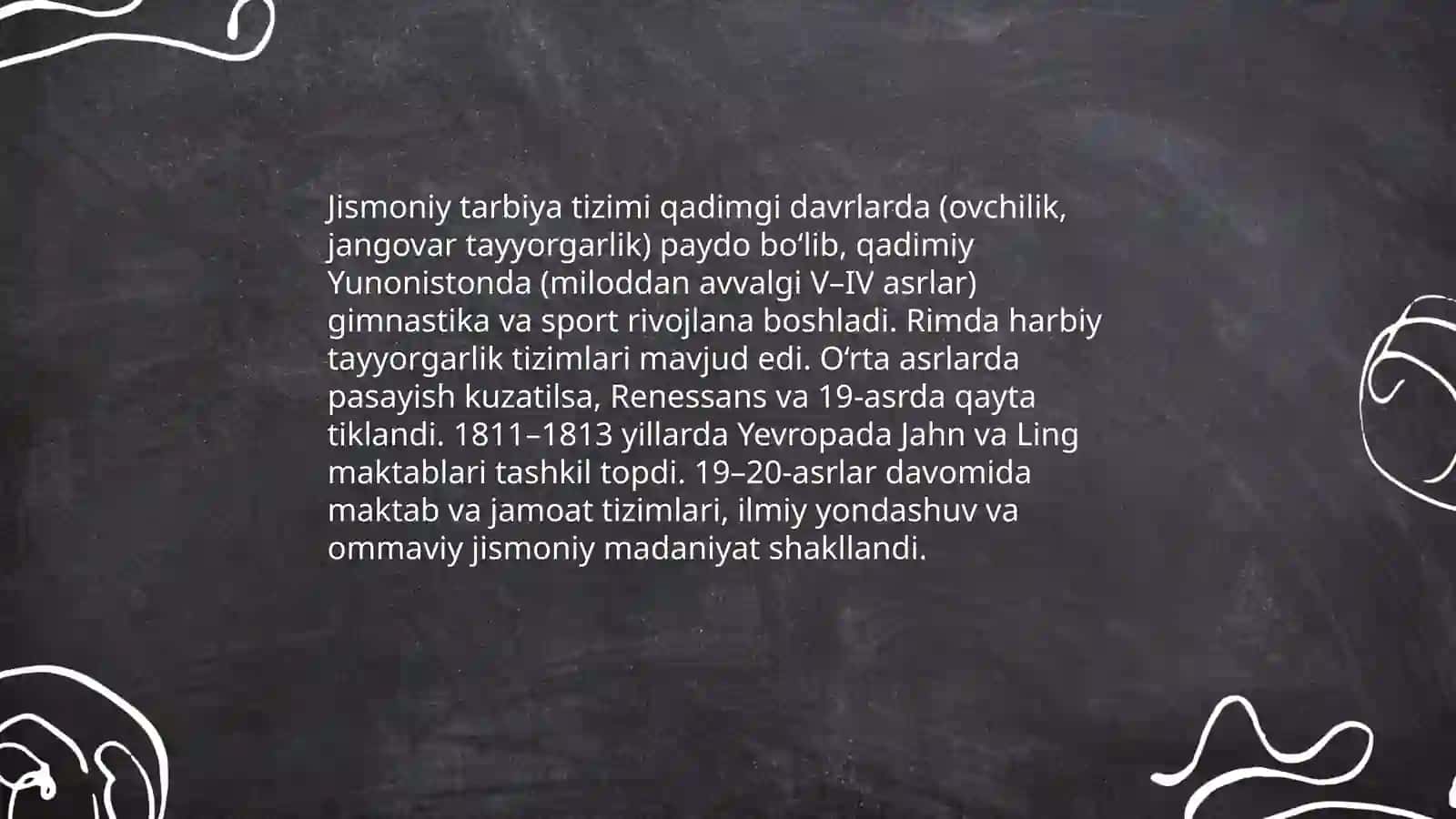 Jismoniy tarbiya tizimining yaratilishi 3