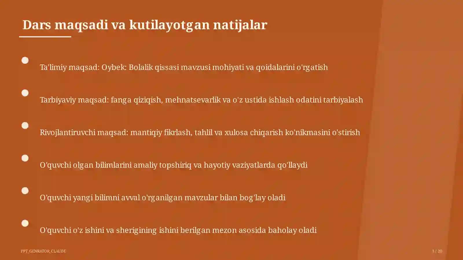 Oybek: Bolalik qissasi (6-sinf) 3