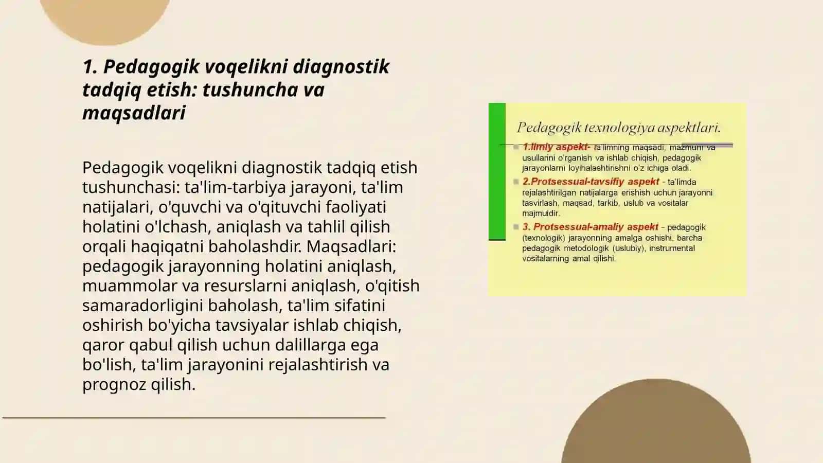 Pedagogik voqelikni diagnostik tadqiq etish 3