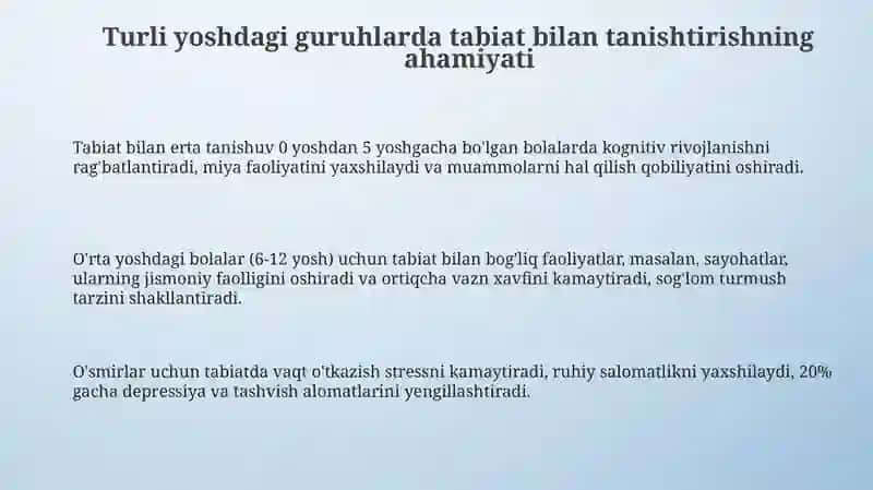 Tabiat bilan tanishuv 3