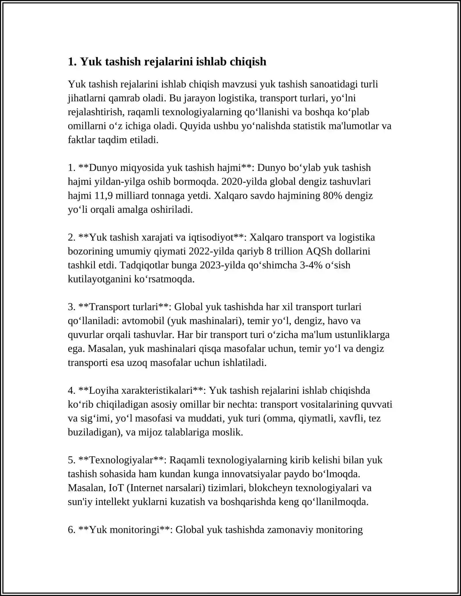TARQATISH LOGISTIKASINING ASOSIY VAZIFALARI 3