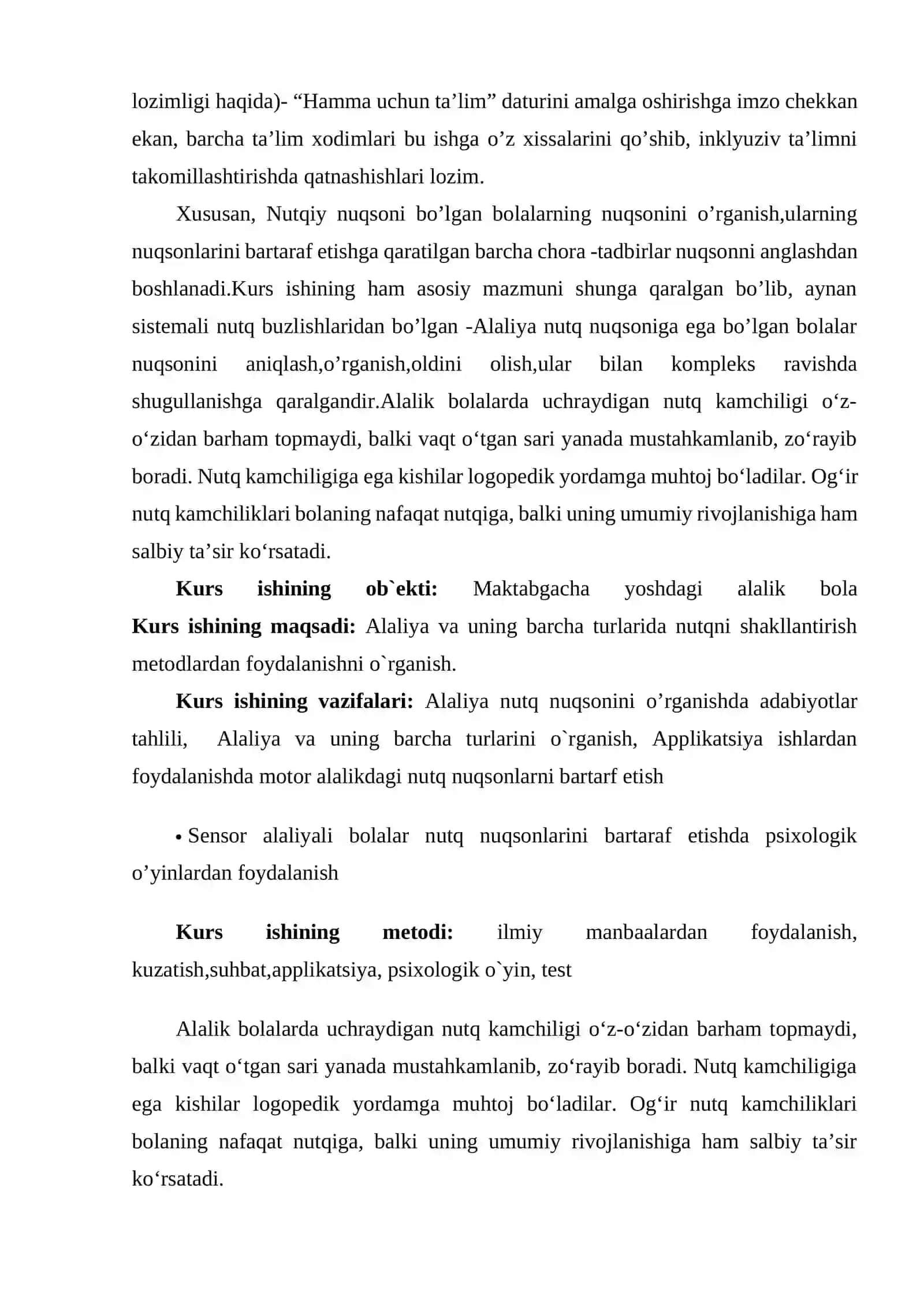 Alaliya belgilari va mexanizmlari 3