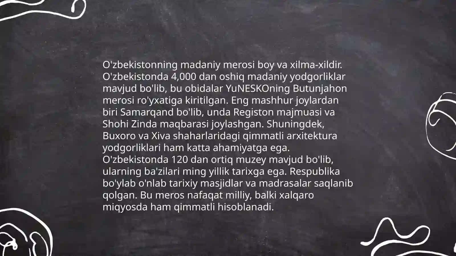 O'zbekiston madaniy merosi 3