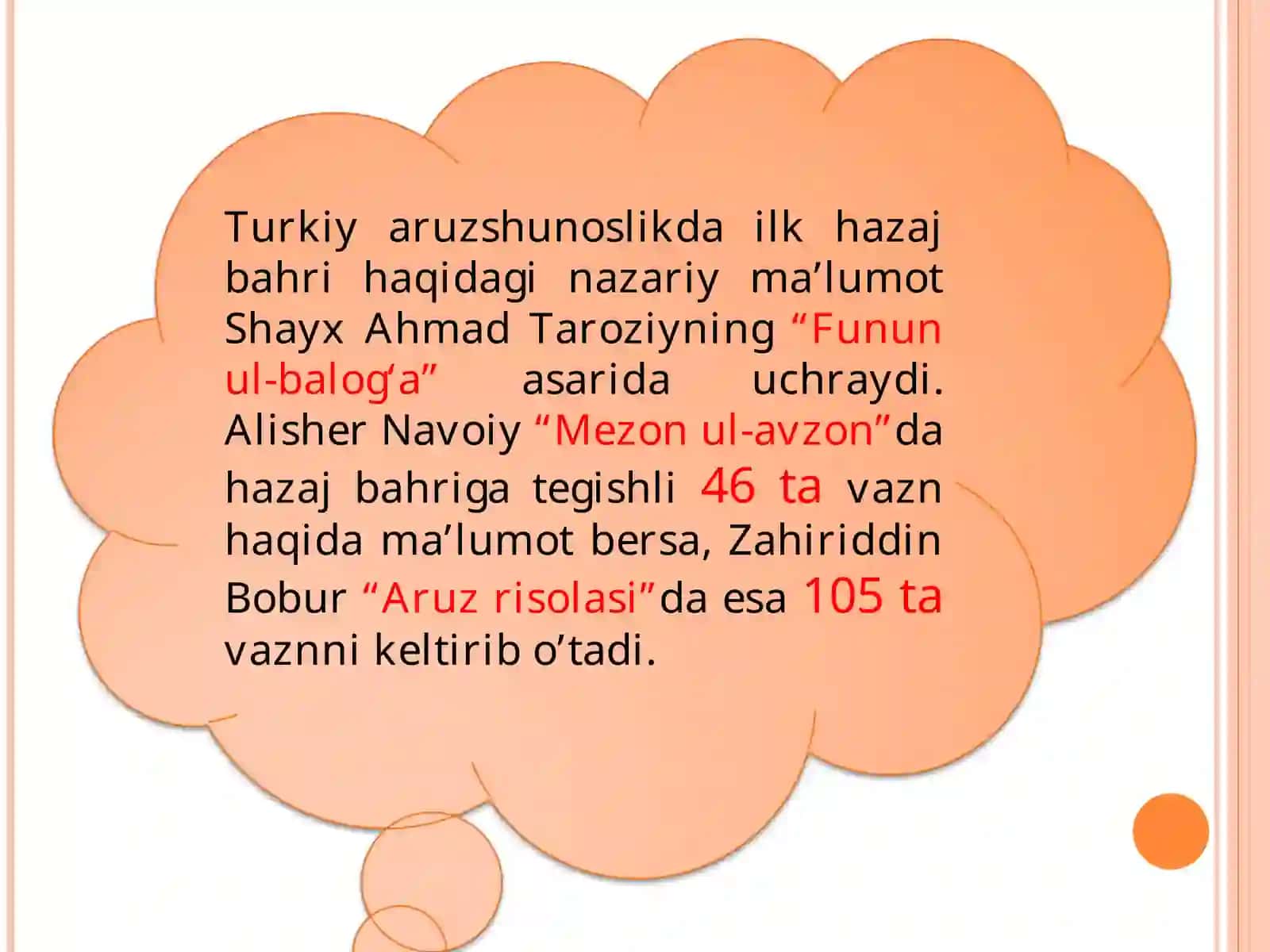 HAZAJ BAHRI VAZNLARI 3