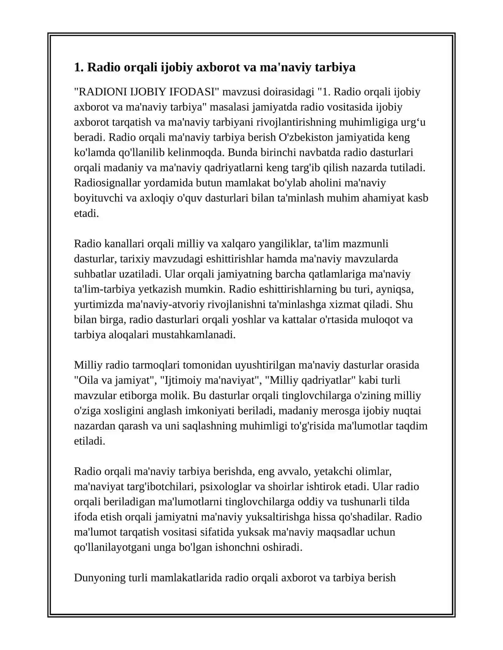 RADIONI IJOBIY IFODASI 3