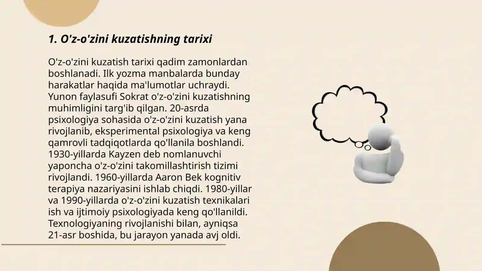 O'z-o'zini kuzatish metodi 3