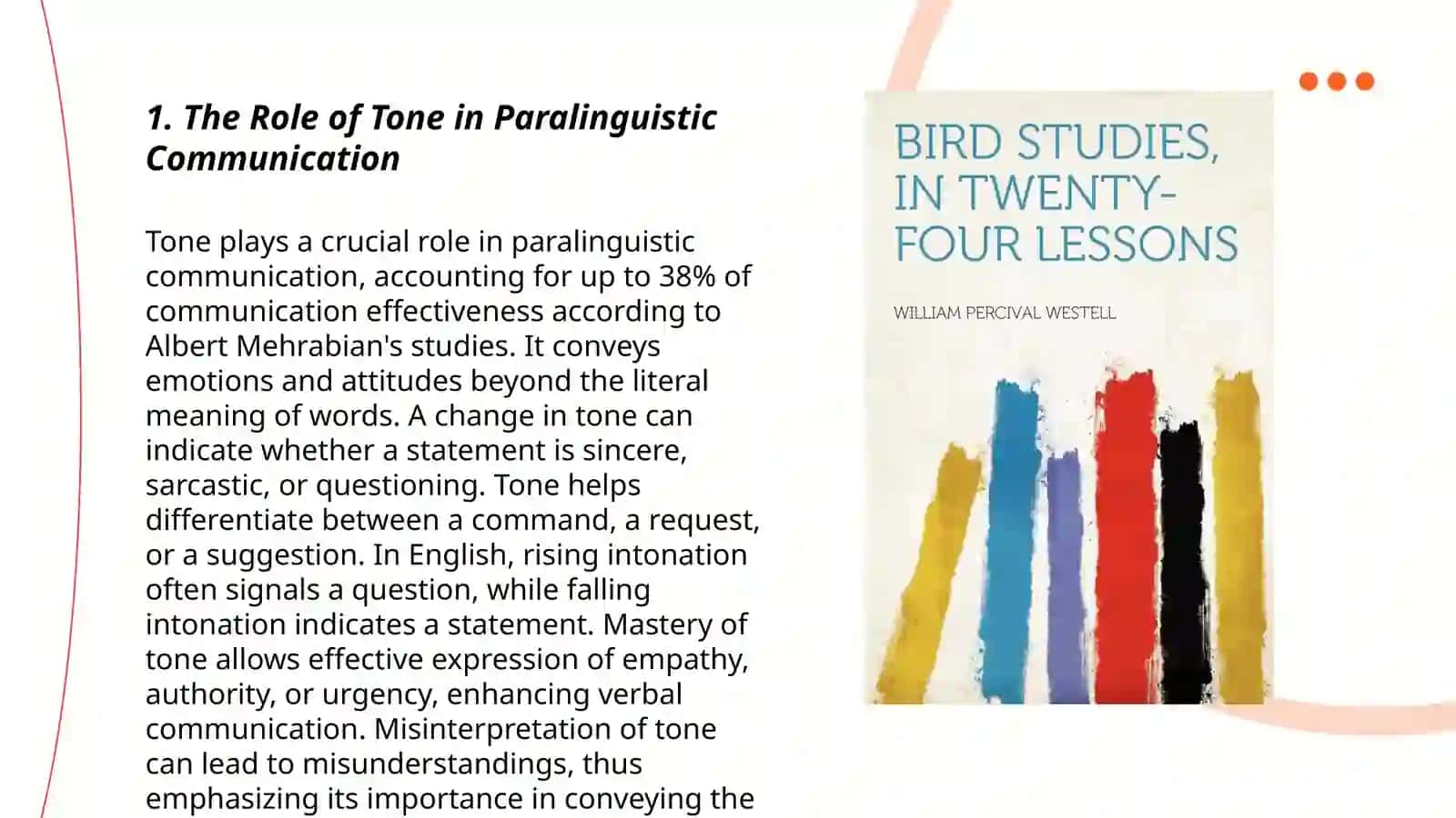 Paralinguistic means in communication 3