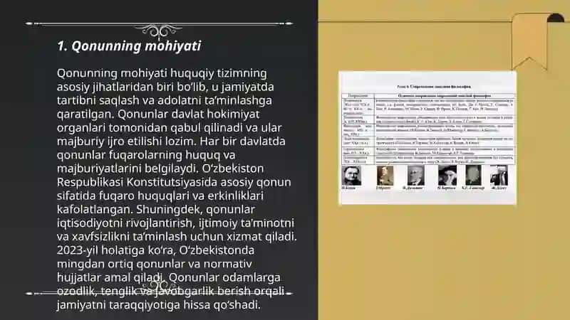 Qonun va uning tasnifi 3