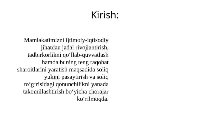 O'zbekistonning byudjet soliq siyosati 3