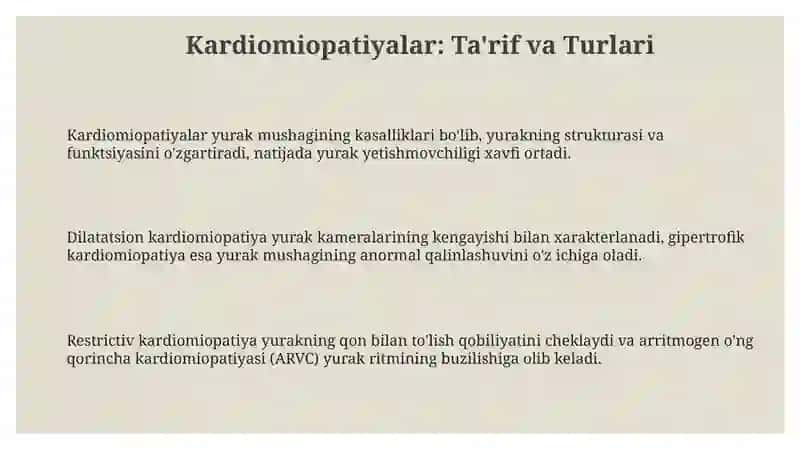 Kardiomiopatiyalar 3