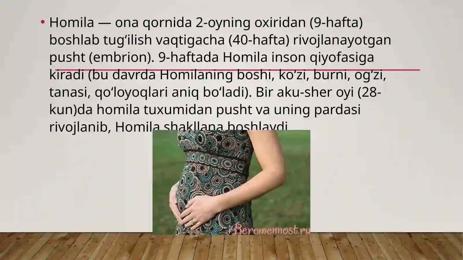 Ona qornida rivojlanish patologiyasi 3