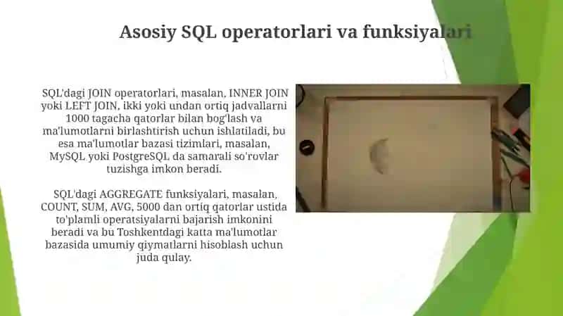 SQL tilida soʻrovlar yaratish va tahlil qilish 3
