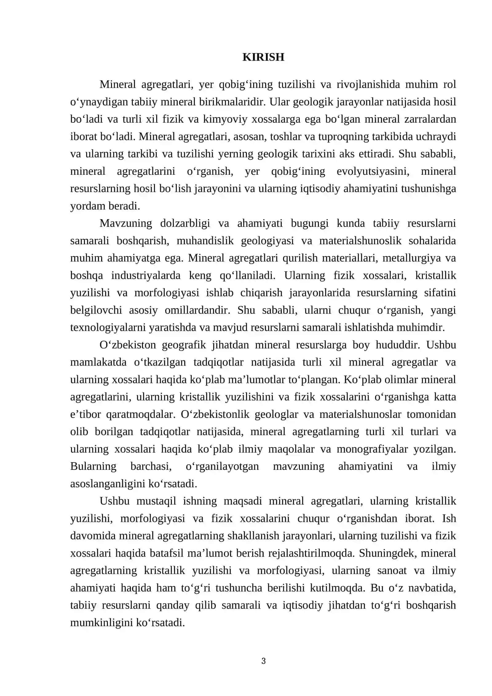 Mineral agregatlari 3