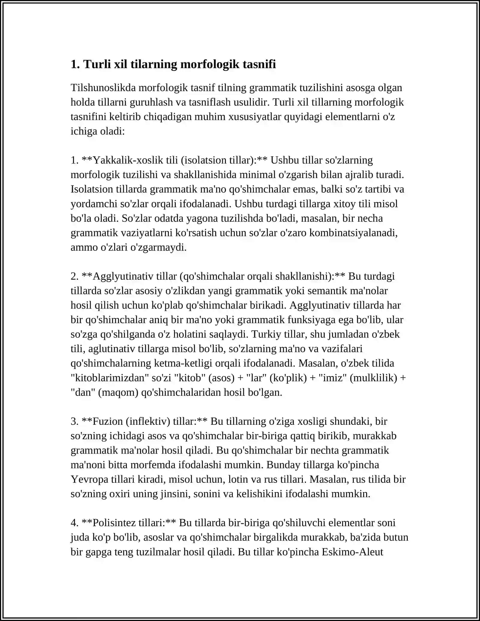 TILARNING MARFALO'GIK TASNIFI VA GENETIKA 3