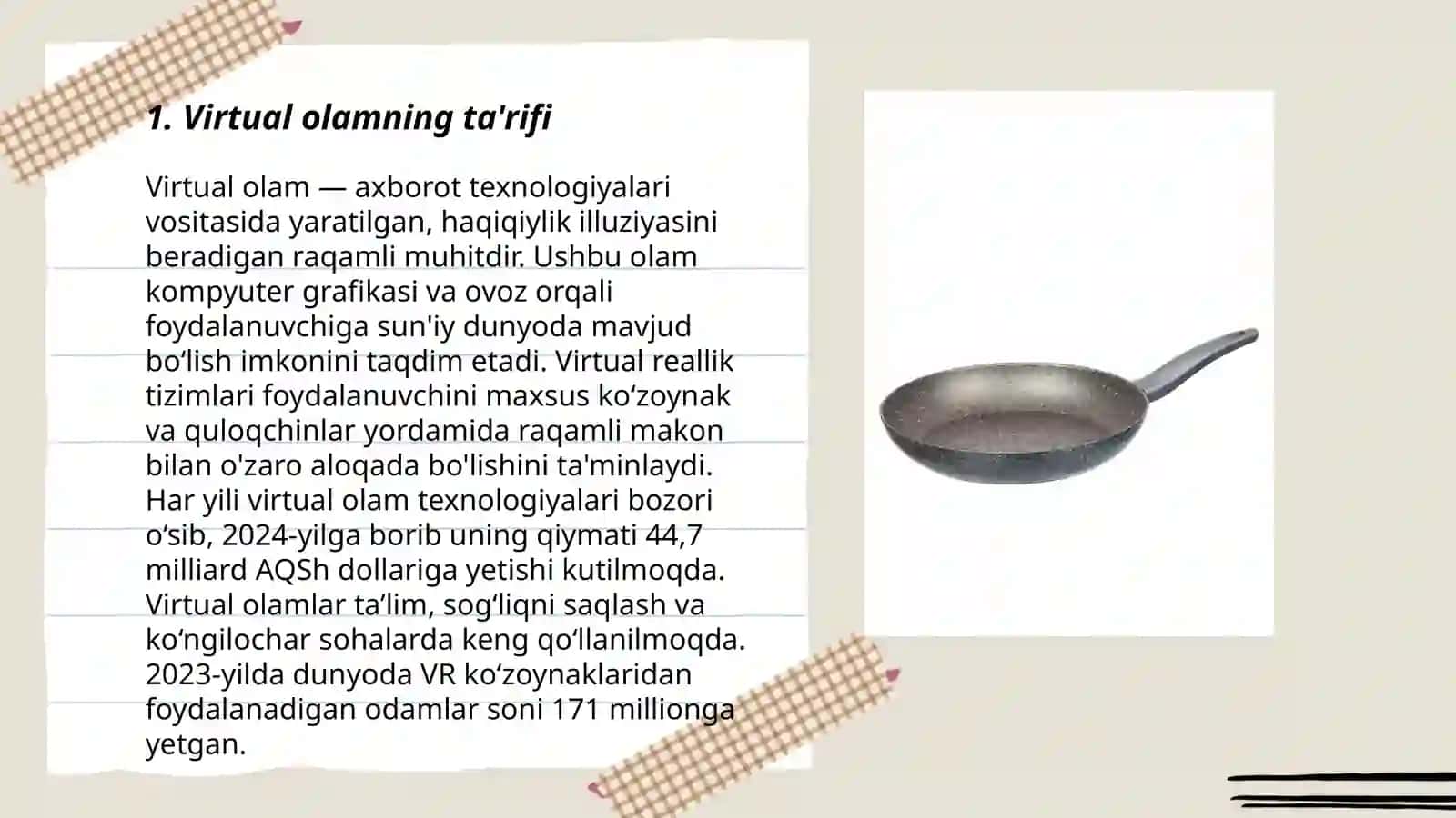Vertual olam jozibadorligiga qaramlik 3