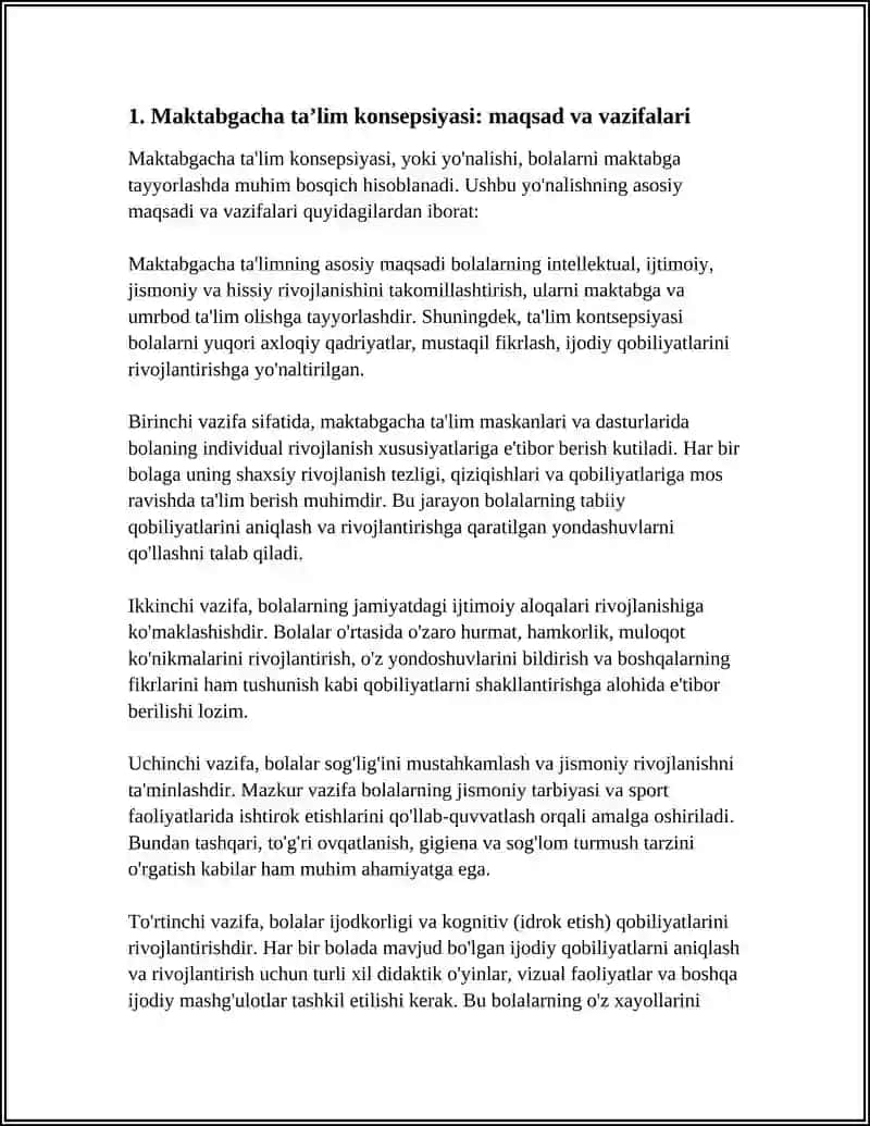MAKTABGACHA TAʼLIM KONSEPSIYASI 3