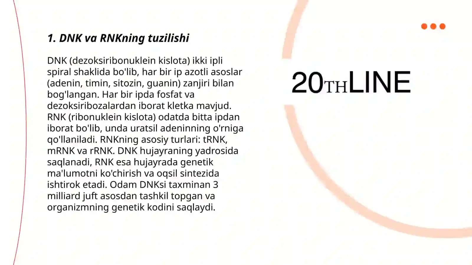 Transkripsiya va translyatsiya ming o'ziga xos xususiyatlari 3